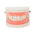 thumbnail image 2 of Unique Bargains 1 Set Fake Teeth Grills Fashion Cross for Hip Hop Gift Gold Tone, 2 of 6