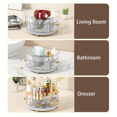 thumbnail image 6 of 2 Tier Rotating Makeup Organizer Countertop,Bathroom Organizers and Storage,Rotates 360 Degrees with 5 Divider, 6 of 6