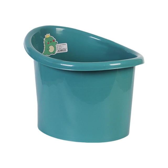 Cubo para ñera de bebé, cubo para ducha de bebé, ñera infantil antideslizante gruesa, cubo de ño para bebés de a 7 años, niños y niñas Verde oscuro