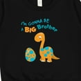 thumbnail image 3 of Inktastic I'm Gonna Be a Big Brother Dino Toddler Sweatshirt, 3 of 4
