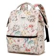 thumbnail image 1 of Mochila Kinmac para portátil, estilo abierto, 15,6 pulgadas, estampado floral, 1 of 9