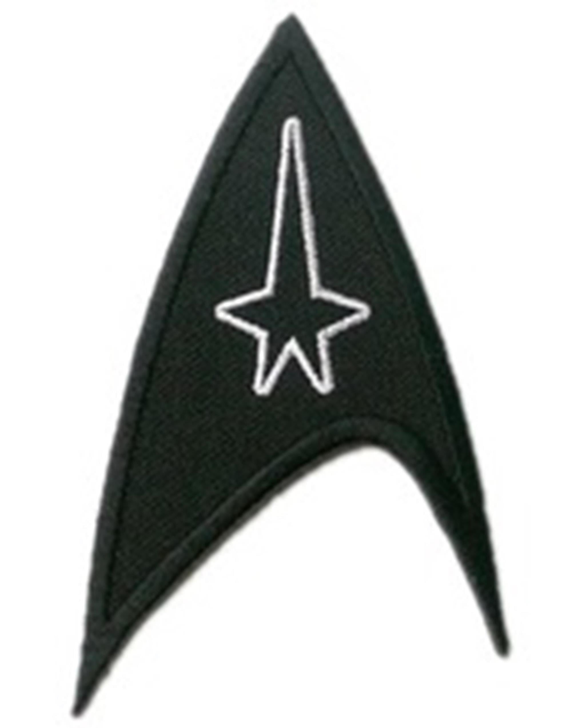 Superheroes Star Trek 3 14 X 2 16 Black Star Fleet Logo Kirk