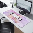 thumbnail image 2 of Cute Pink PU Leather Desk Mat - Waterproof & Large for Gaming, Office & Home Use, 2 of 7