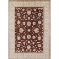 thumbnail image 1 of Ahgly Company Indoor Rectangle Mid-Century Modern Brown Oriental Area Rugs, 6' x 9', 1 of 6