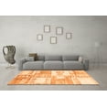 thumbnail image 3 of Ahgly Company Indoor Square Abstract Orange Modern Area Rugs, 8' Square, 3 of 4