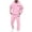 Light Pink, variant on Jogging Suits for Men 2 Piece Set Letter Graphic Casual Hoodie Sweatshirt and Joggers Sweatpants Sets Fall Winter Long Sleeve Sport Suit with Pocket
