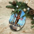 thumbnail image 5 of Waikiki Beach Hawaiian Paradise Ornament, Pacific Island Cultural Christmas Gift and Souvenir, 5 of 9