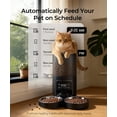 thumbnail image 3 of Tolobeve Automatic Cat Feeder for 2 Cats, 2-Way Splitter Timed Cat Dry Food Dispenser with 2 Bowls, 3 of 10