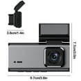 thumbnail image 3 of HOMBOTI Dash Cam Front and Rear Dash Cam WiFi 2K-clear 3.69-inch Touchscreen Driving Recorder Front And Rear Two Recording Car Camera Reversing Supports Up To 128G Memory Card Car Accessrioes, 3 of 4