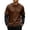 Coffee #040, variant on Men's T-Shirt Fake Two-Piece Layered Look Contrast Sleeve Casual Long Sleeve Pullover Fall Solid Color Top