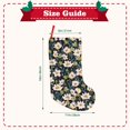 thumbnail image 3 of Lsque Flowers Pattern 18 Inch Christmas Stockings, Festive Holiday Stocking for Christmas Decorations Holiday Decor, 3 of 8