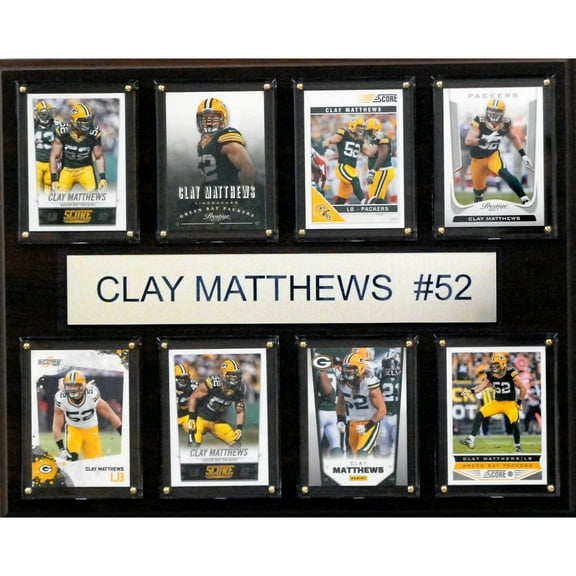 Clay Matthews Green Bay Packers 12'' x 15'' Plaque