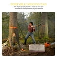 thumbnail image 3 of OULII 1Set Coffee Colored Firewood Holder for Easy Wood Storage and Transport, 3 of 4