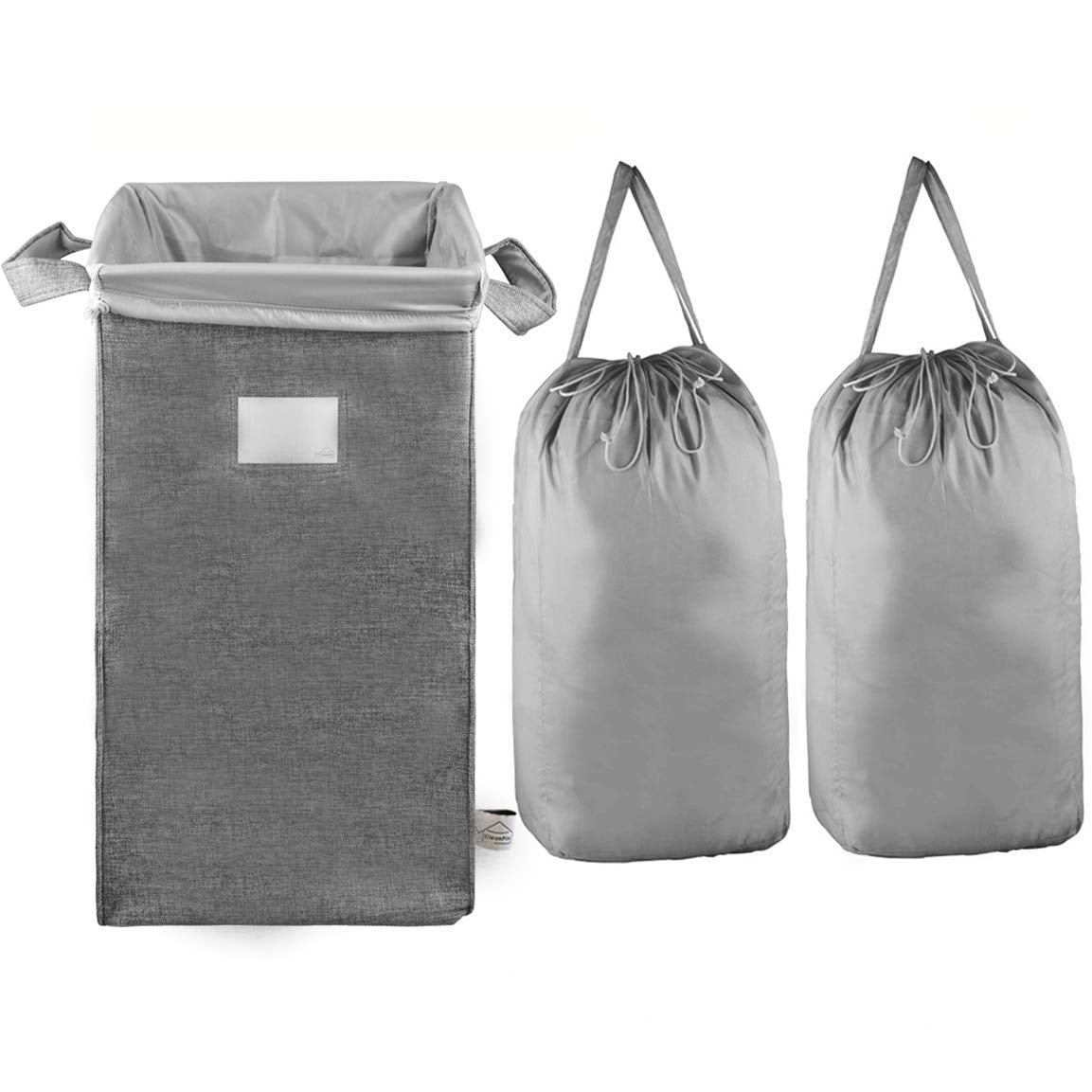 IPOW Large Laundry Hamper Collapsible with 2 Removeable ...