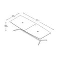 thumbnail image 5 of Bush Business Furniture 120W Boat Shaped Conference Table in Cherry, 5 of 6