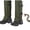 Green, variant on Unisex Adjustable Outdoor Snake-Resistant Leg Gaiters, Water-Resistant Oxford Fabric, Adjustable Snug Fit, for Hiking, Hunting, Outdoor Work