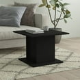 thumbnail image 1 of vidaXL Coffee Table Black 55.5x55.5x40 cm Engineered Wood, 1 of 4