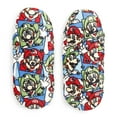 thumbnail image 2 of Super Mario Little Boys' Fuzzy Babba Slipper Socks (Size S/M), 2 of 2
