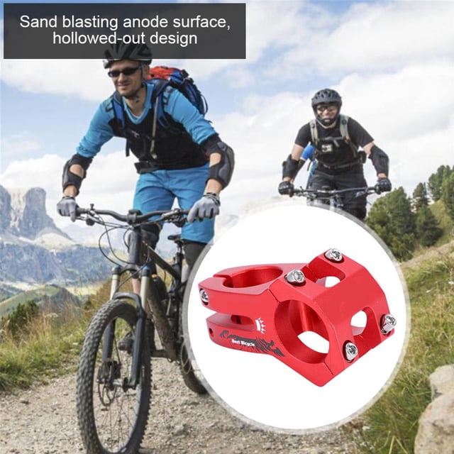 Vástago de Bicicleta, Vástagos de Manillar de Bicicleta de Carretera de Monta?a Duradero de 31,8 Mm(Rojo) Ecomeon no