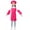 rosered, variant on AUQ Kids Chef Hat and Apron,Form-Fitting Style Toddler Apron,Polyester Fiber Waterproof Apron,Pink