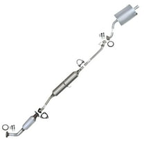 Epa-approved catalytic converter, resonator pipe, muffler exhaust system ki