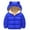 06Blue, variant on Hicidod Toddler Winter Coats Cute Bear Ears Hooded Long Sleeve Puffer Jackets Lightweight Fashion Solid Color Warm Infant Snow Outerwear