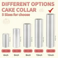 thumbnail image 2 of Cake Collar, 12 Inch Acetate Cake Collars, Large Clear Acetate Sheets for Chocolate Mousse DIY Cake Wrapping Decorating Baking (Length 394inch), 2 of 7
