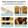thumbnail image 3 of Thanksgiving Corn Travel Portable Square Earring Organizer with Necklace Holder - Jewelry Box, Display Case - Store Rings, Earrings, Necklaces, Bracelets - Suitable for Girls and Women, 3 of 6