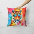 thumbnail image 2 of Hippie Animal Bengal Tiger Throw Pillow 18 in x 18 in, 2 of 5