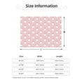 thumbnail image 5 of Rateoe Cute Rabbit Pattern Flannel Throw Blanket, Ultra-soft Blanket for Bed, Couch, Car, Hypoallergenic Anti-pilling blanket-50"x40"(Horizontal), 5 of 6