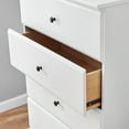 thumbnail image 5 of Sauder Parklane Transitional 4-Drawer Chest, Soft White Finish, 5 of 18