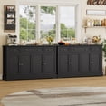 thumbnail image 2 of Homfa Buffet Cabinet with Drawers, 53.5”W Sideboard Storage Cabinet with Adjustable Shelf for Kitchen Dining Room, Black, 2 of 7