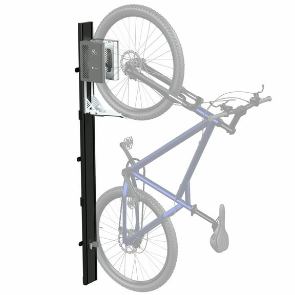 Life Finds Vertical Wall Mounted Bike Rack with Mechanical Lift