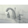 thumbnail image 2 of Kingston Brass KB8981NDL NuvoFusion Two-Handle 3-Hole Deck Mount Widespread Bathroom Faucet with Pop-Up Drain in Polished Chrome, 2 of 6