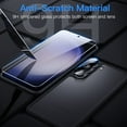 thumbnail image 5 of JETech 5 in 1 Matte Case for Samsung Galaxy S23+/ S23 Plus 6.6-Inch with 2 Screen Protector and 2 Camera Lens Protector, Translucent Back Protective Phone Cover, Tempered Glass Film (Black), 5 of 7