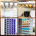 thumbnail image 4 of Support de Dosettes de Café Style K Cup, Support de Dosettes de Café Monté Magnétique Blanc, 4 of 8