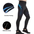 thumbnail image 3 of Sponeed Bike Pants for Men Bicycle Riding Leggings Long Cycling Pants Blue M, 3 of 8