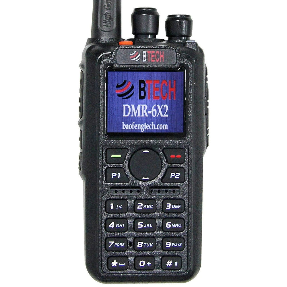 BTECH DMR6X2 (DMR and Analog) 7Watt Dual Band TwoWay Radio (136