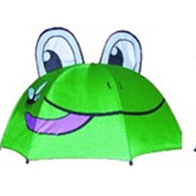 Bonito paraguas de animales de dibujos animados para niños, orejas para niños, mango recto, bonito paraguas de animales de dibujos animados para niños, orejas para niños, mango curvo
