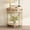 Natural, variant on 31'' Half Moon Console Table, Modern Entryway Table with Drawer, Sofa Table with Storage Shelf for Hallway Living Room