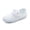 White5, variant on Kids Breathable Canvas Sneakers, Lightweight Prewalker Shoes with Hook-and-Loop Closure,Silver2,33