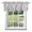 Gray, variant on Mist Gray Flower Window Valance for Kitchen, Classic Green Rose Damask Shabby Chic French Country Rod Pocket Short Curtains for Small Windows, Light Filtering Decorative Valances, 42 x 18 Inches