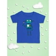 thumbnail image 3 of Robot Holding A Flower T-Shirt Infant -Image by Shutterstock,  18 Months, 3 of 4