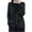 Black, variant on Sweater for Women Button Down Cardigan Crew Neck Long Sleeve with Pockets Loose Fit Sweater