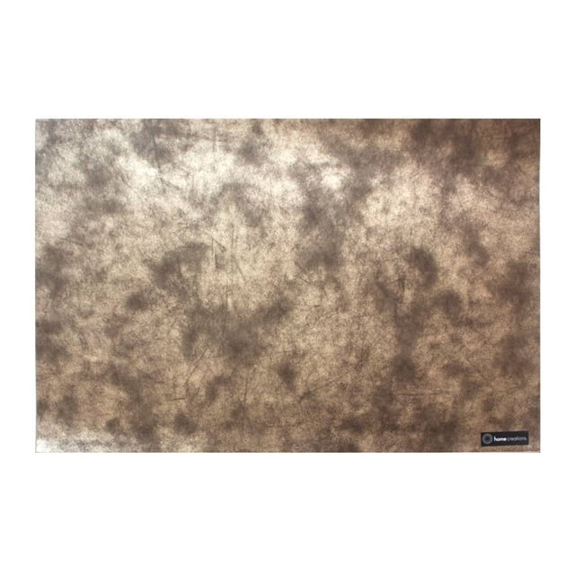 Mantel Individual Home Creations Tipo Piel Rectangular Café