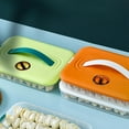 thumbnail image 3 of Dumplings Box Storage Box Refrigerator Dumpling Freezing Multi-Layer Freeze Quick-Freeze Dumpling Box Orange, 3 of 9
