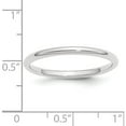 thumbnail image 4 of 14K White Gold 14Kw 2mm Standard Comfort Fit Band Size 13 Made In United States wcf020-13, 4 of 5
