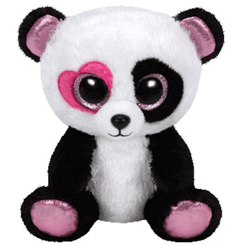TY Beanie Boos - the Panda Eyes) Size - 6 inch) Plush - Walmart.com