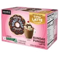 thumbnail image 6 of The Original Donut Shop, Sundae Fundae One Step Latte Dark Roast K-Cup Coffee Pods, 10 Count, 6 of 14