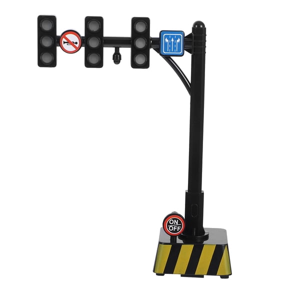 LOLIPPYY Black Traffic Light Toy Model for Kids Cognitive Skill Development and Home Decor